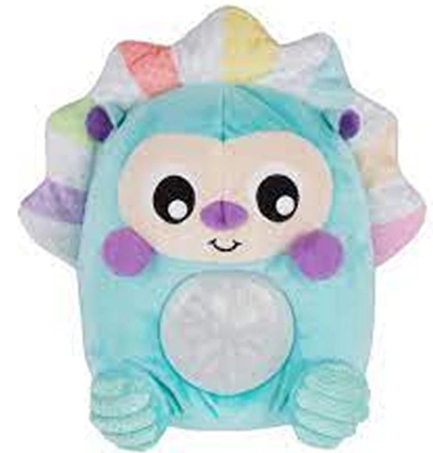 Uspokajacz przytulanka dla maluszka zabawka bicie serca różowy szum