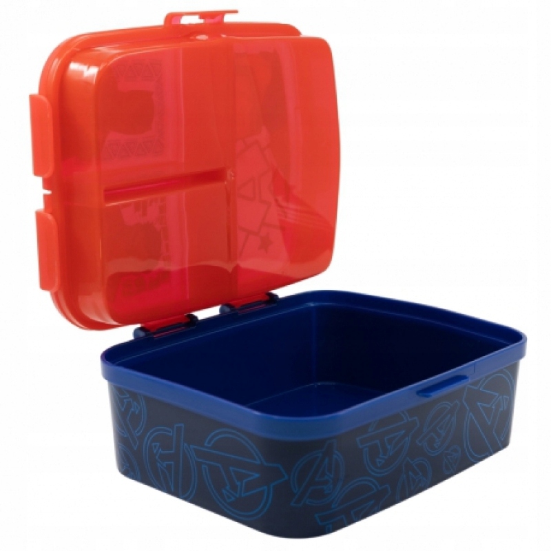 Śniadaniówka Lunchbox Pojemnik Do Szkoły Pudełko Przegródkami XXL AVENGERS