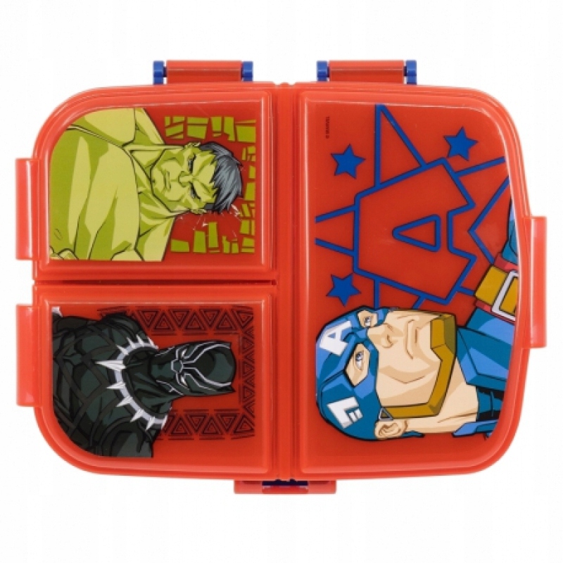 Śniadaniówka Lunchbox Pojemnik Do Szkoły Pudełko Przegródkami XXL AVENGERS