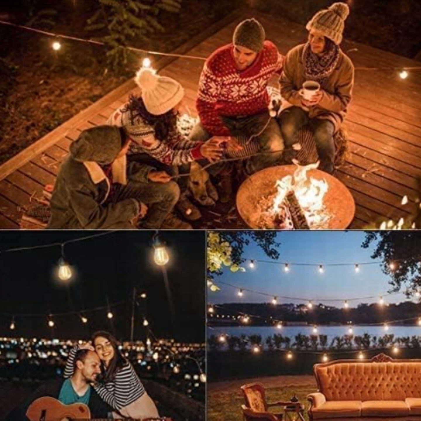 Гірлянда садова LED з лампочками RED GARDEN 10м