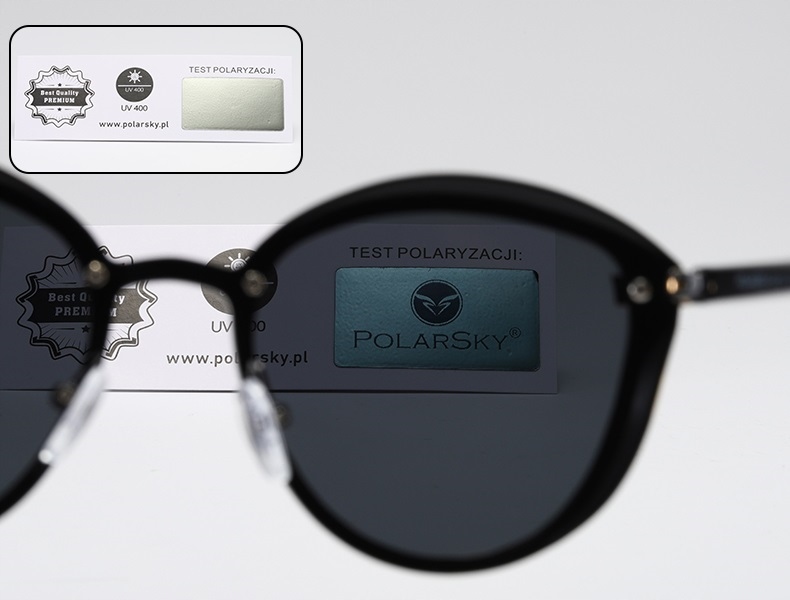 Okulary przeciwsłoneczne z polaryzacją UV400 damskie muchy PolarSky — 8