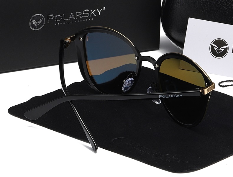 Okulary przeciwsłoneczne z polaryzacją UV400 damskie muchy PolarSky — 3