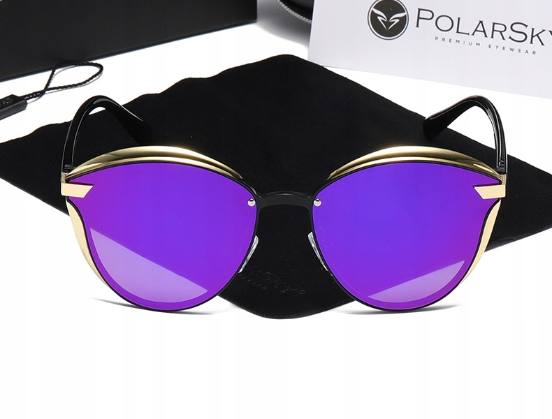 Okulary przeciwsłoneczne z polaryzacją UV400 damskie muchy PolarSky — 2