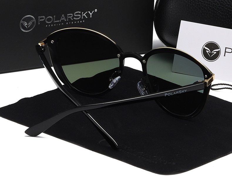 Okulary przeciwsłoneczne z polaryzacją UV400 damskie muchy PolarSky — 3