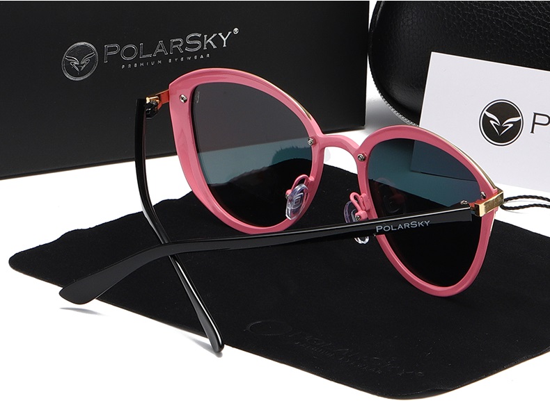 Okulary przeciwsłoneczne z polaryzacją UV400 damskie muchy PolarSky — 3