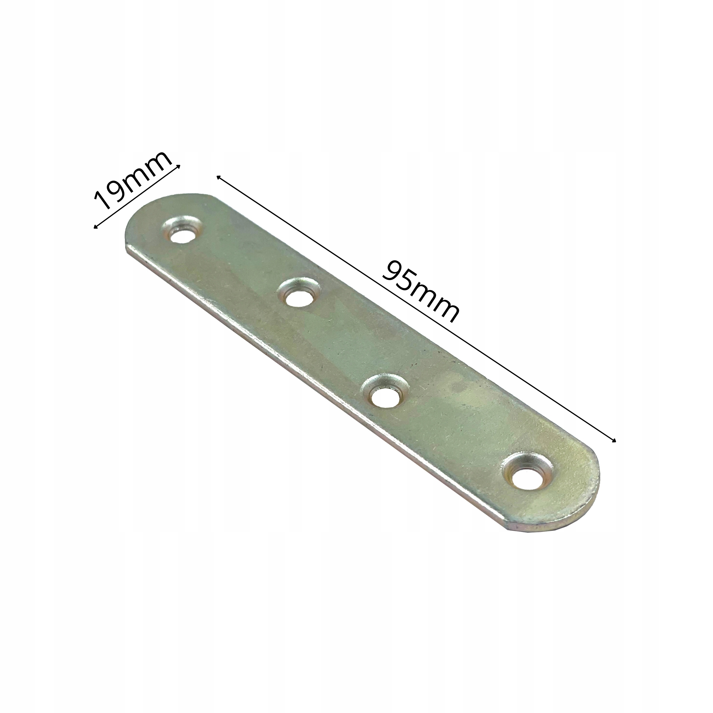 Łącznik płaski krzesłowy meblowy 100x20mm LR4