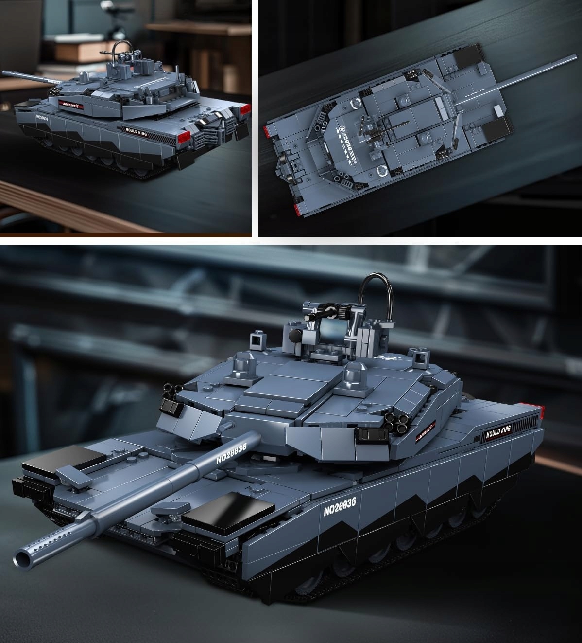 Set de constructie Rezervor Telecomandat Abrams Mould King 20036
