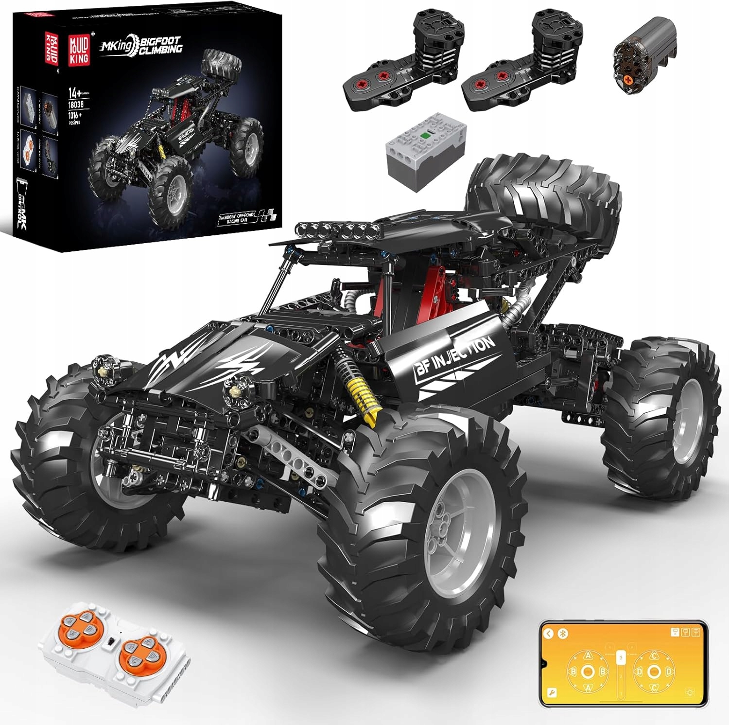Blocuri Mould King 18038 Set De Constructie Technic Rc Buggy Off