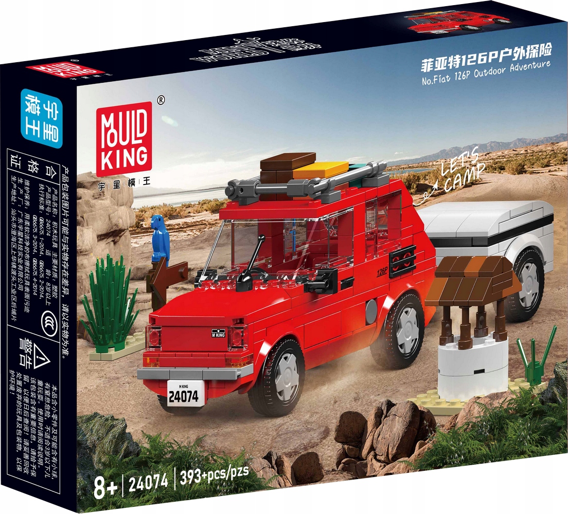 king Set de constructie Mould King Outdoor Adventure 24074, 393 piese