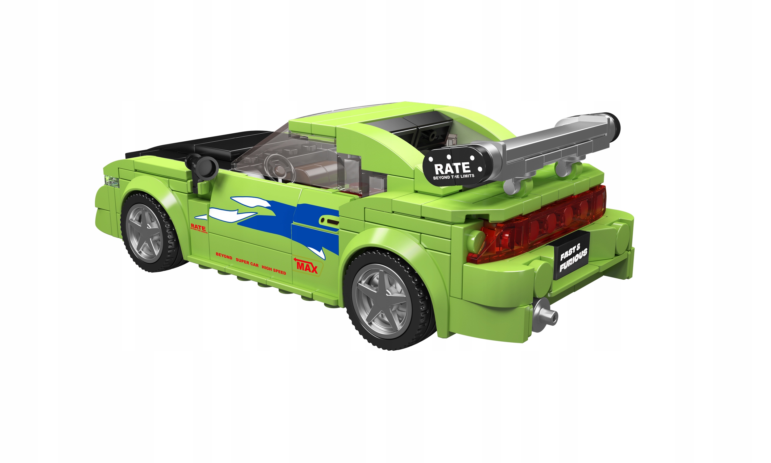 Blocuri Mould King 27033 Mitsubishi EclipsFast & Furious Speed