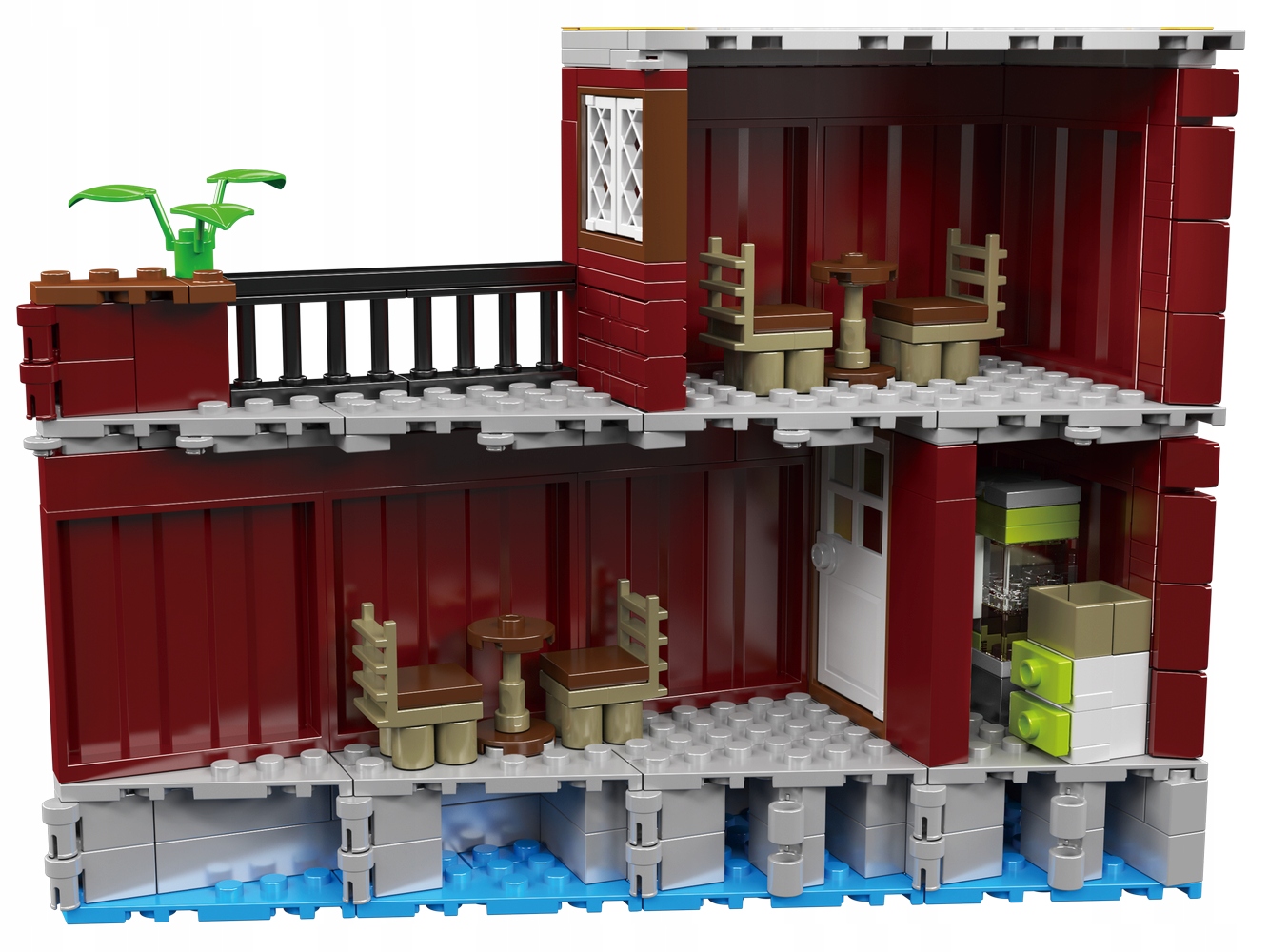 Set De Constructie Mould King Clocks 10143 Seaside Restaurant