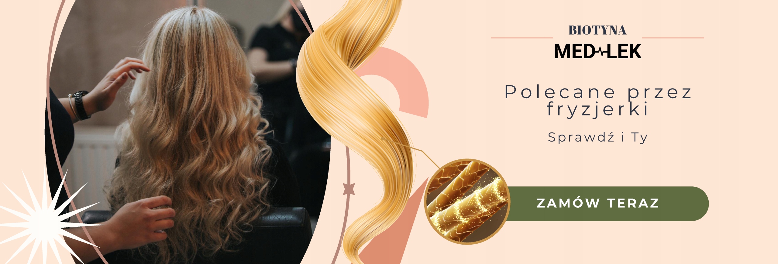 BIOTYNA - 150 tabletek ( + Cynk, Witamina B6, Selen) - MED-LEK LAB - Włosy