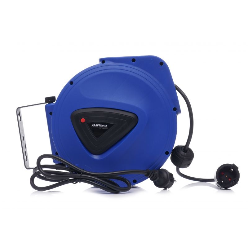 Przedłużacz Zwijacz Bębnowy Przewodu Elektrycznego 10 m Kraft&Dele