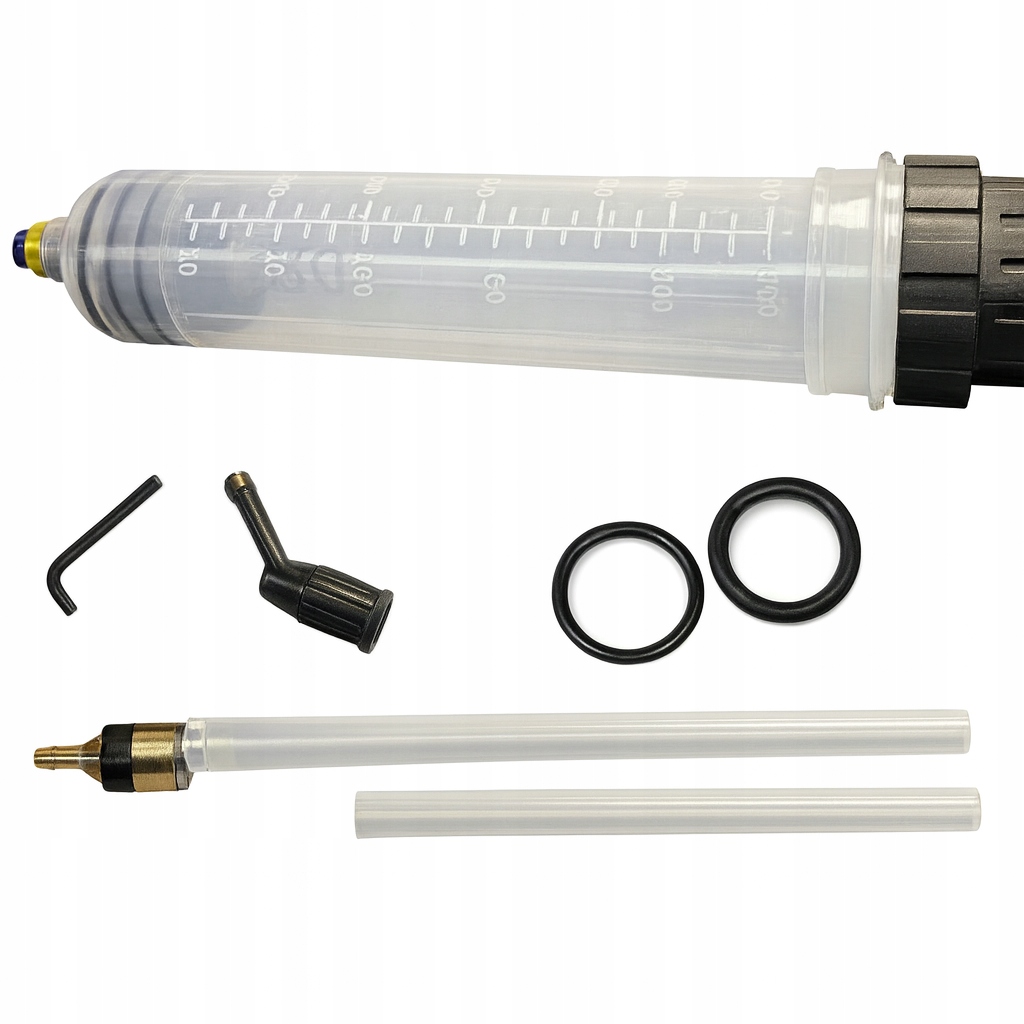 Strzykawka Odsysarka do Oleju Płynów Eksploatacyjnych 200 ml Kraft&Dele