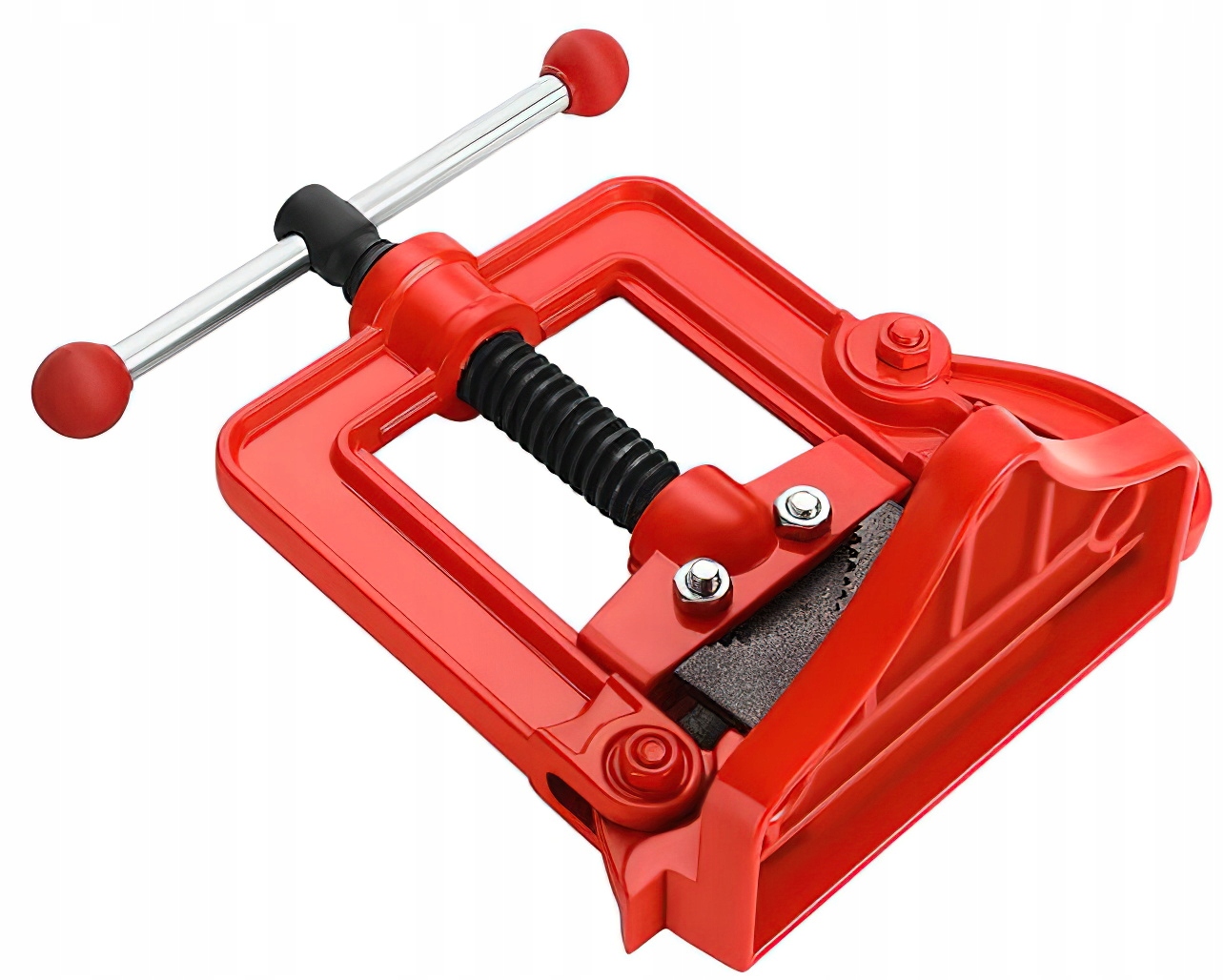 Żeliwne Stołowe Imadło Zaciskowe do Rur 60 mm Kraft&Dele
