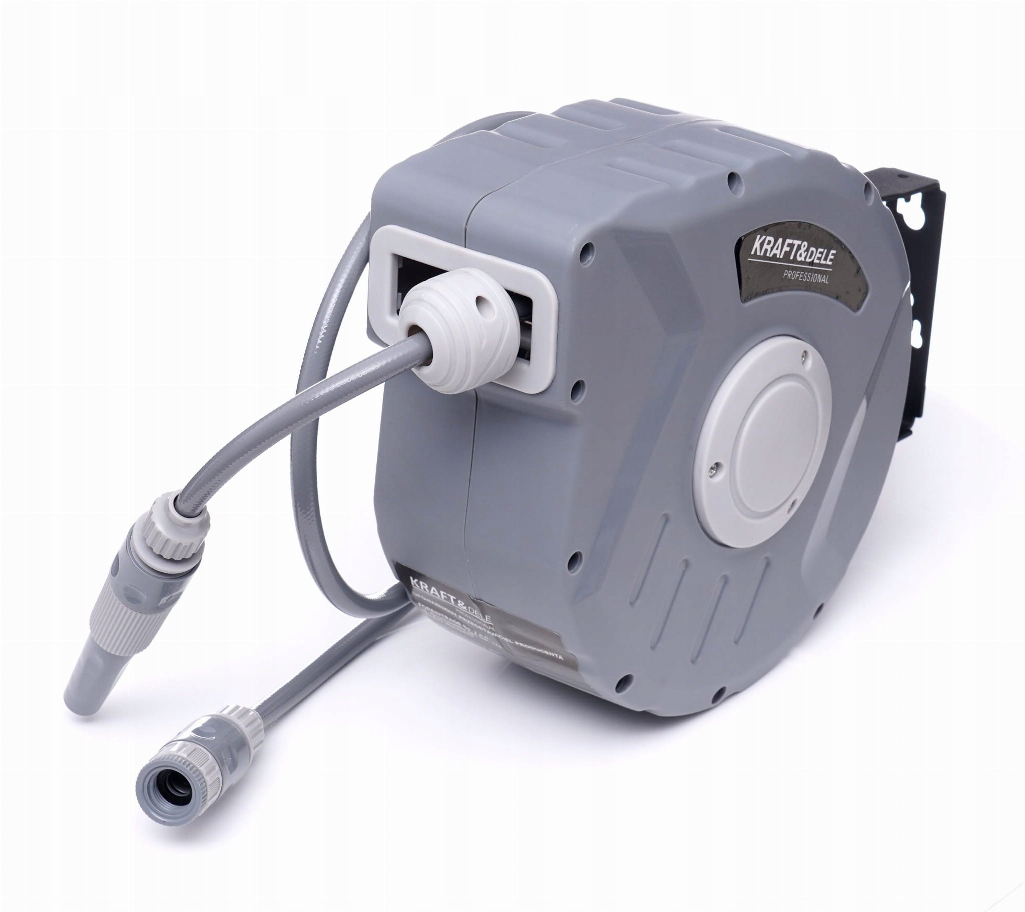 WĄŻ OGRODOWY ZWIJANY AUTOMATYCZNY BĘBEN PISTOLET ZRASZACZ 10m+1 KD2081