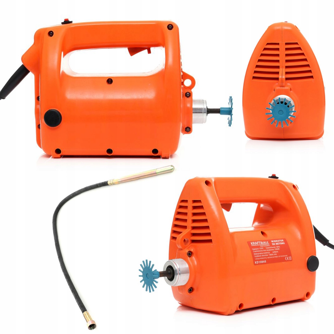 Wibrator do betonu + buława Kraft&Dele 2350 W 18000 obr./min Kraft&Dele