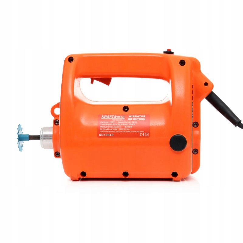 Wibrator do betonu + buława Kraft&Dele 2350 W 18000 obr./min Kraft&Dele