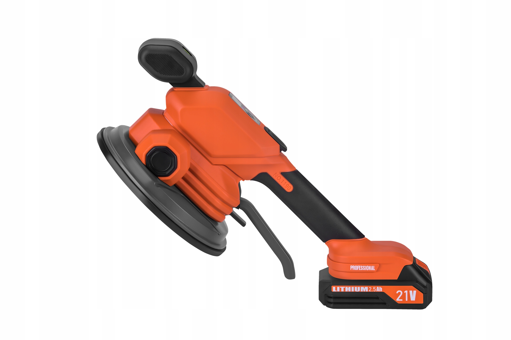 Akumulatorowa Przyssawka Wibracyjna 190 mm 21V 2,5Ah 2xAKU 80Kg Kraft&Dele