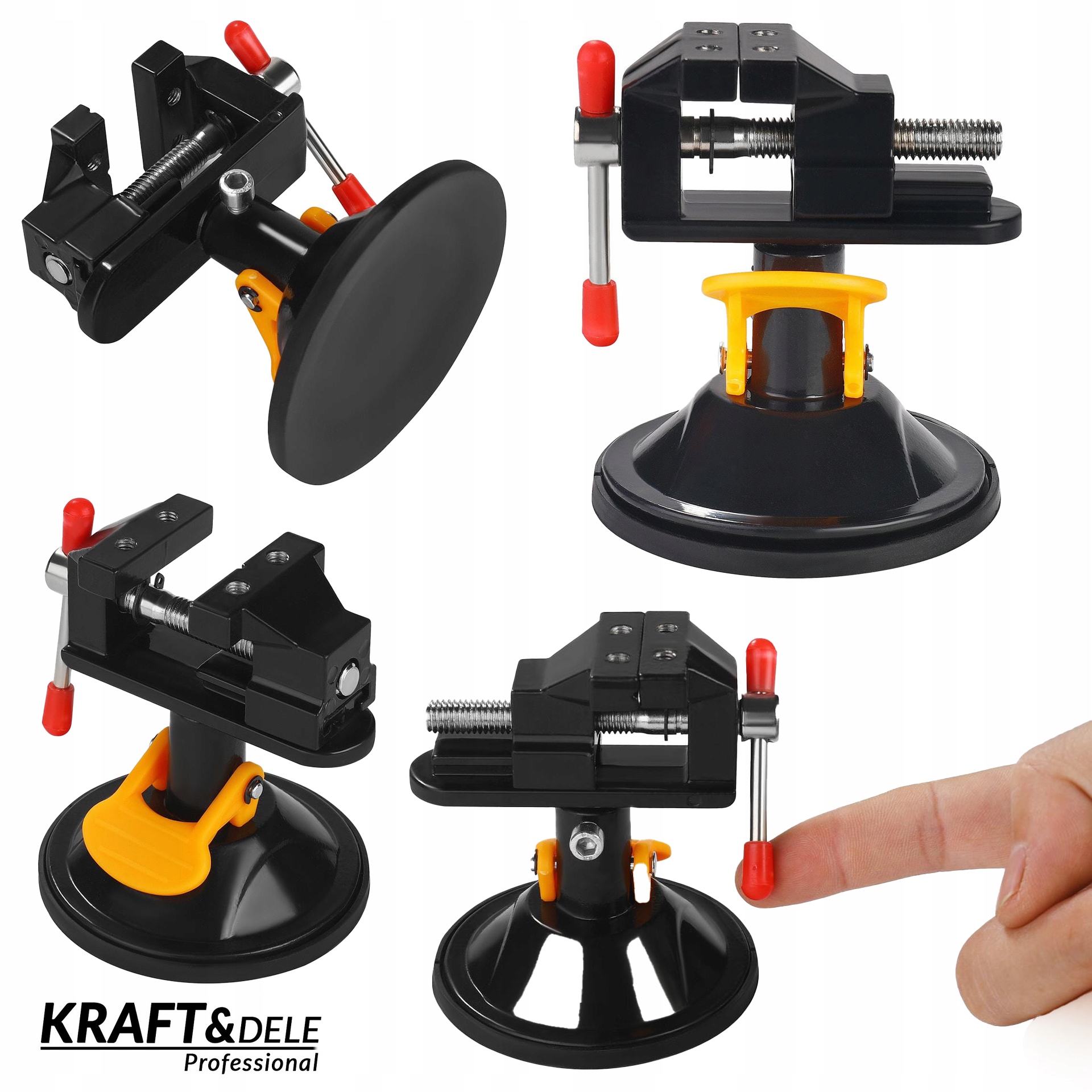 Imadło Modelarskie Mini 30 mm Obrotowe 360° z Przyssawką Kraft&Dele