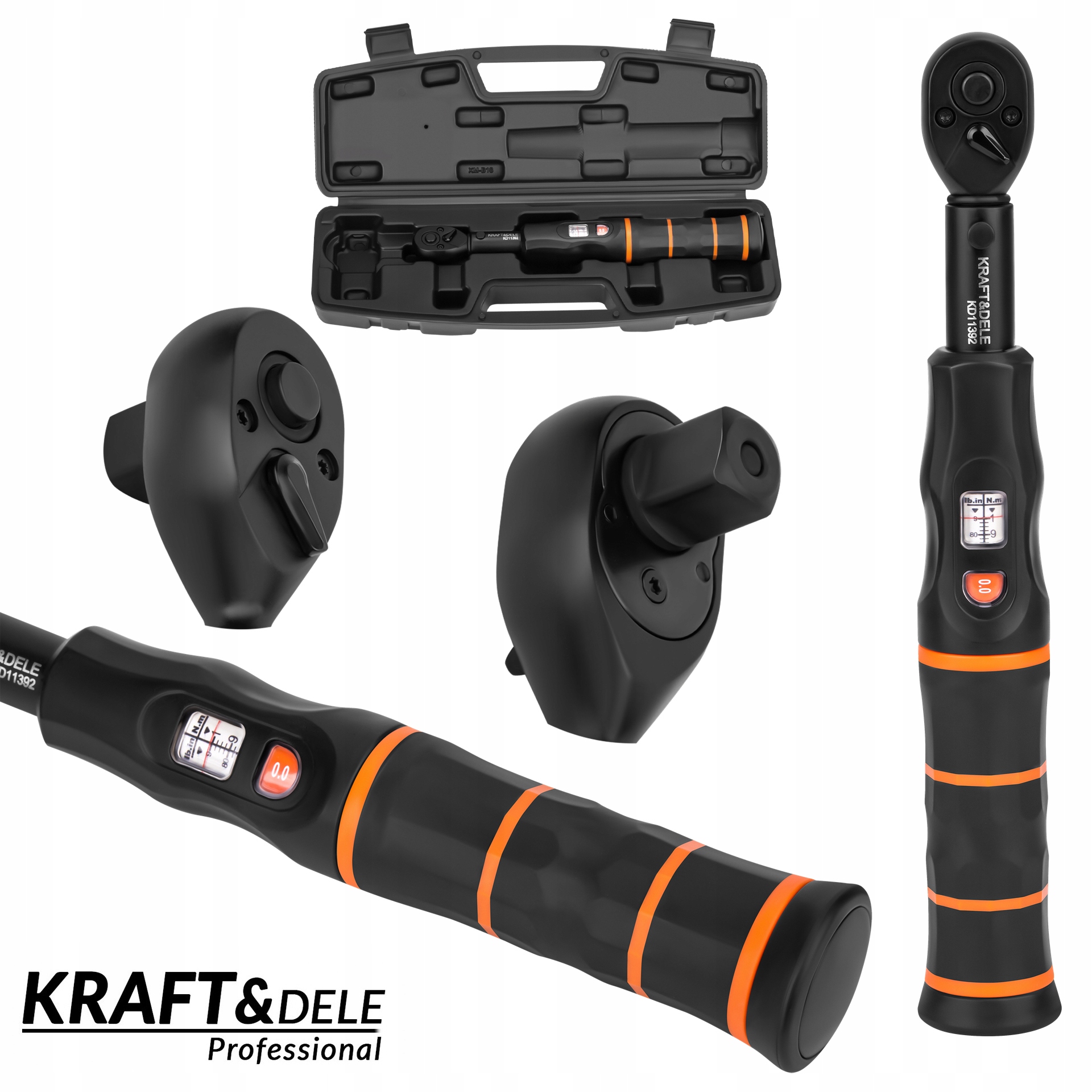 Klucz Dynamometryczny Stal CR-V 1/4"" cala 1-25 Nm Kraft&Dele