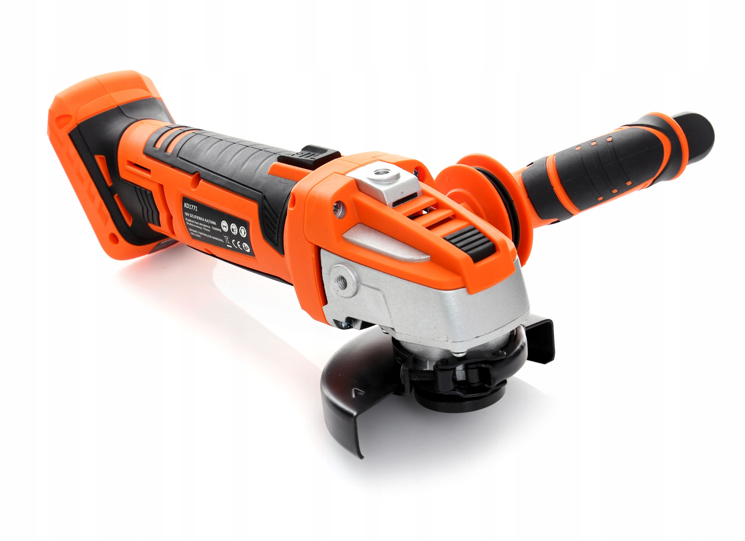 SZLIFIERKA KĄTOWA AKUMULATOROWA KĄTÓWKA 115MM 18V 7500RPM KRAFT&DELE KD1771