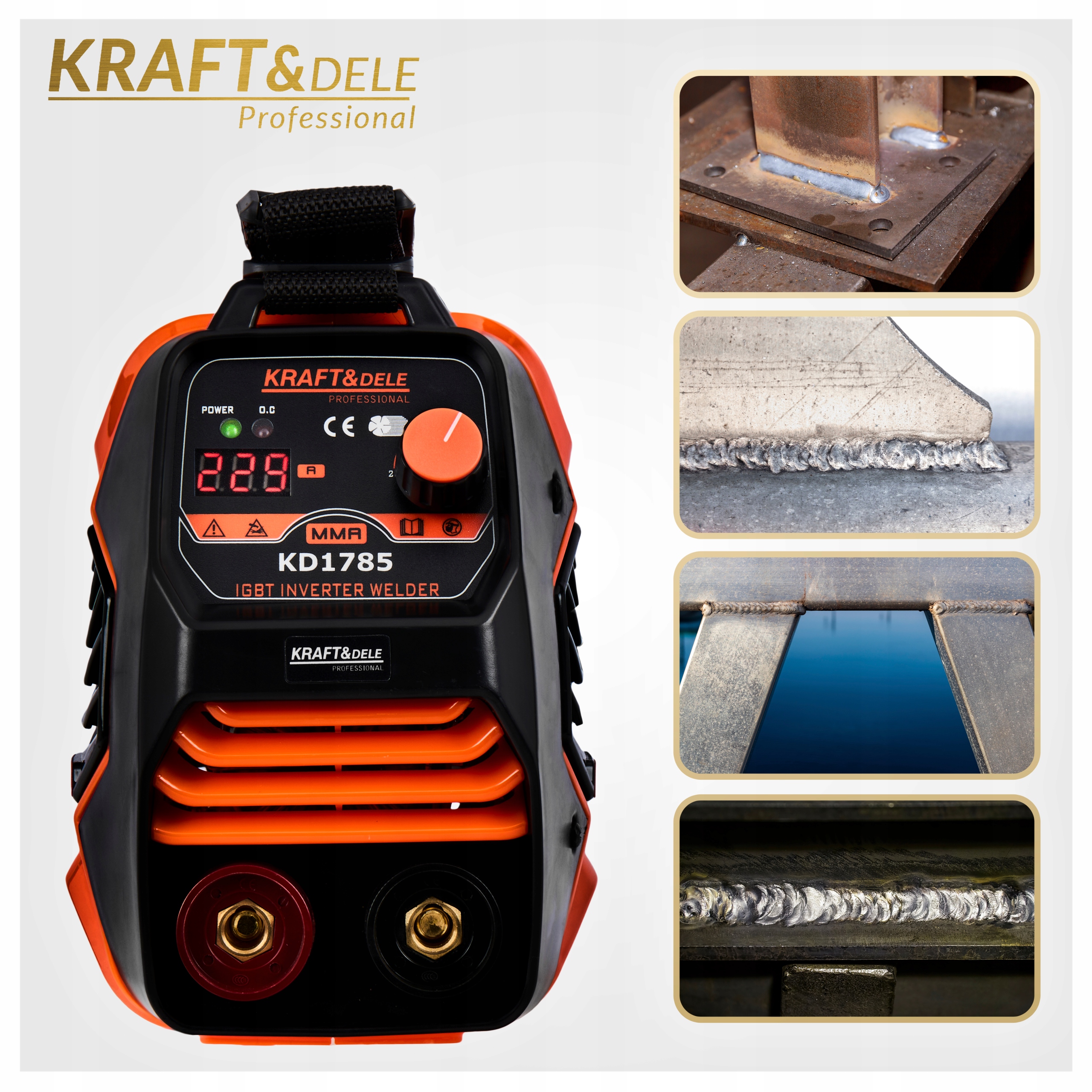 SPAWARKA INWERTOROWA INWERTEROWA 330A LCD MMA IGBT TIG LIFT MASKA PRZEWODY