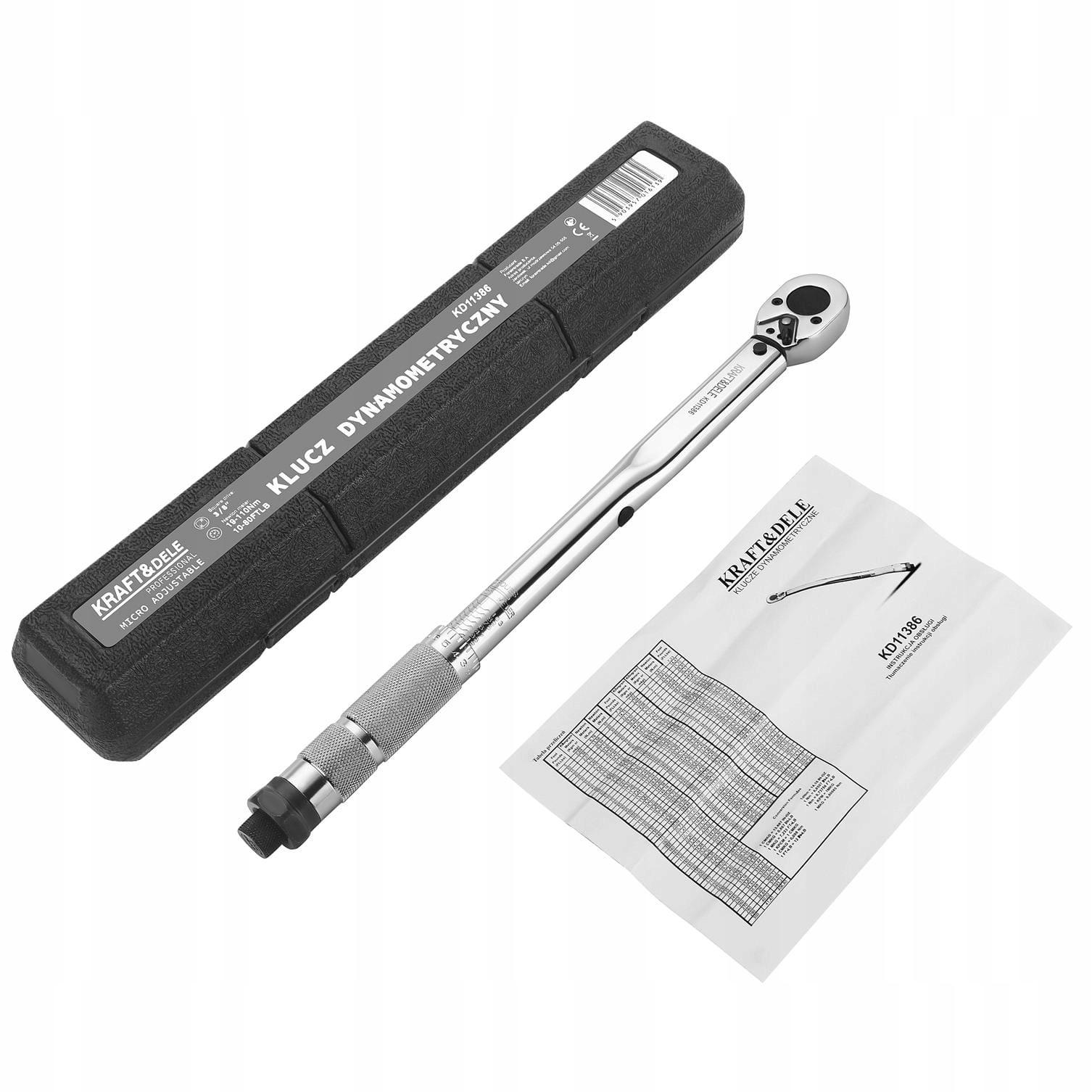 Klucz Dynamometryczny 3/8"" Cala 19-110Nm Kraft&Dele