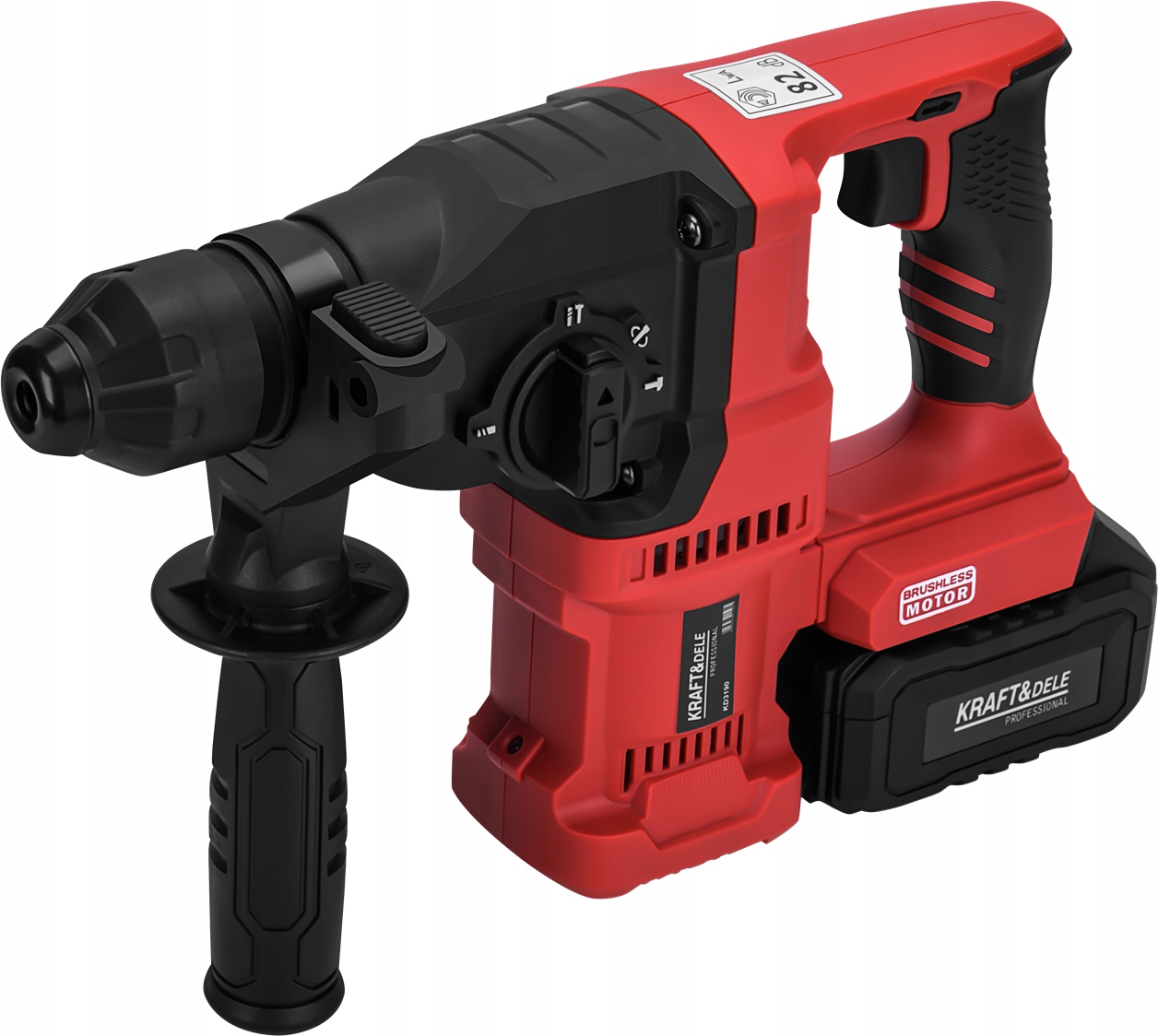 Młot Udarowy SDS Plus 3,5J Akumulatorowy 21V 2 x 4Ah Kraft&Dele