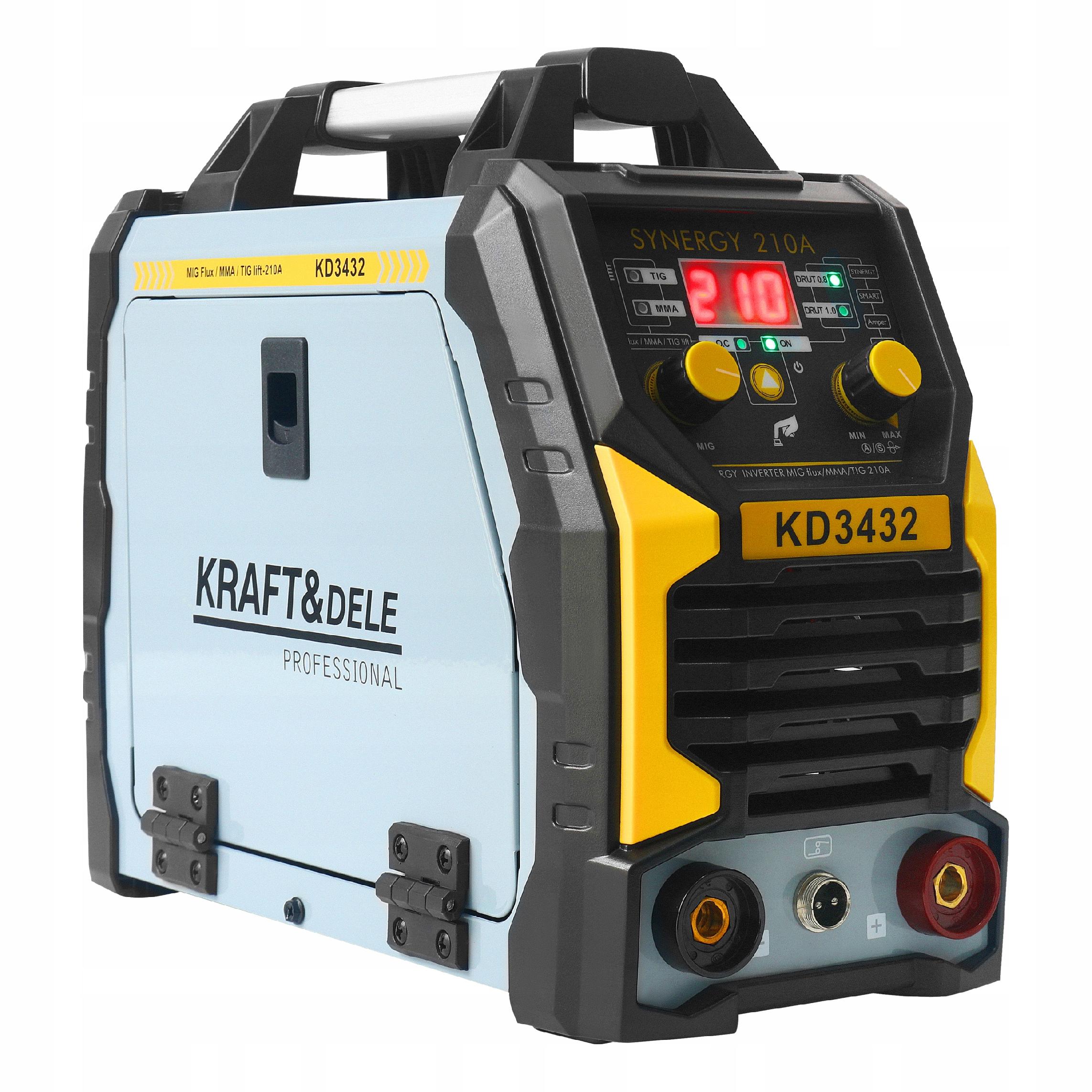 Spawarka INWERTEROWA INWERTOROWA MIG FLUX MMA TIG migomat SYNERGIA KD3432