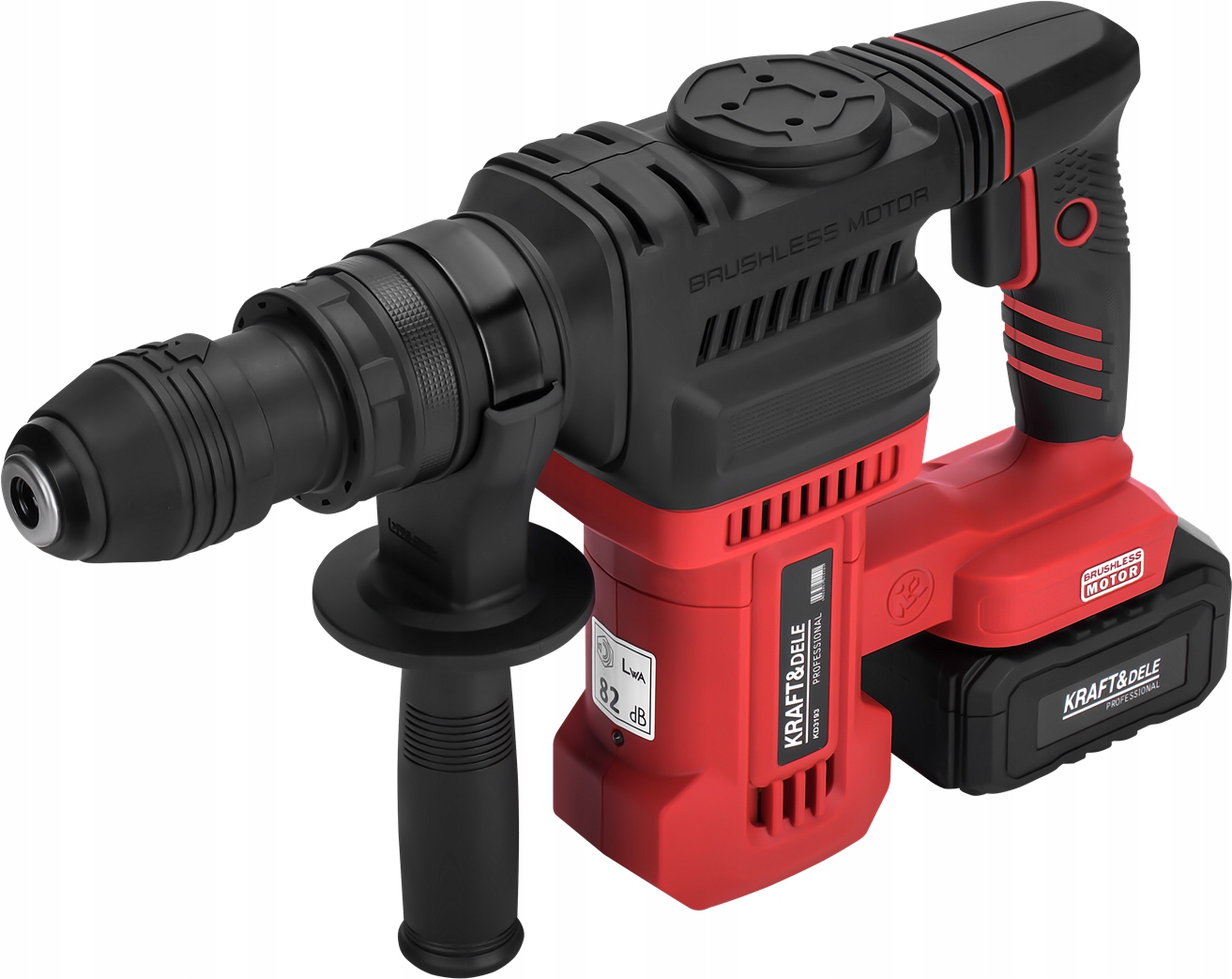 Młot Udarowy SDS Plus 7,5J Akumulatorowe 4Ah 21V Kraft&Dele