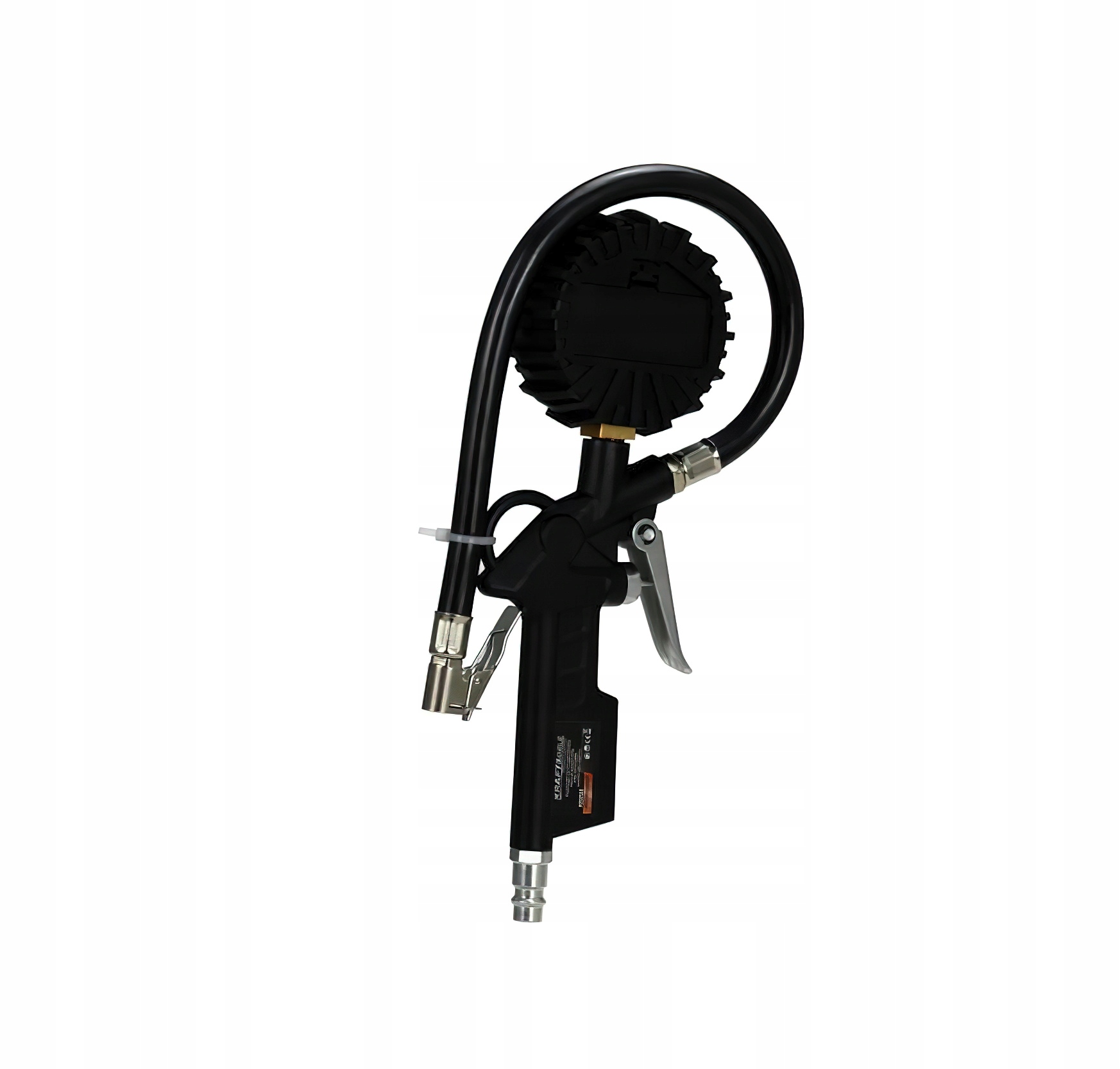 Cyfrowy LCD Pistolet Pompowania Kół Opon Manometr 12 bar 1/4'' KRAFT&DELE