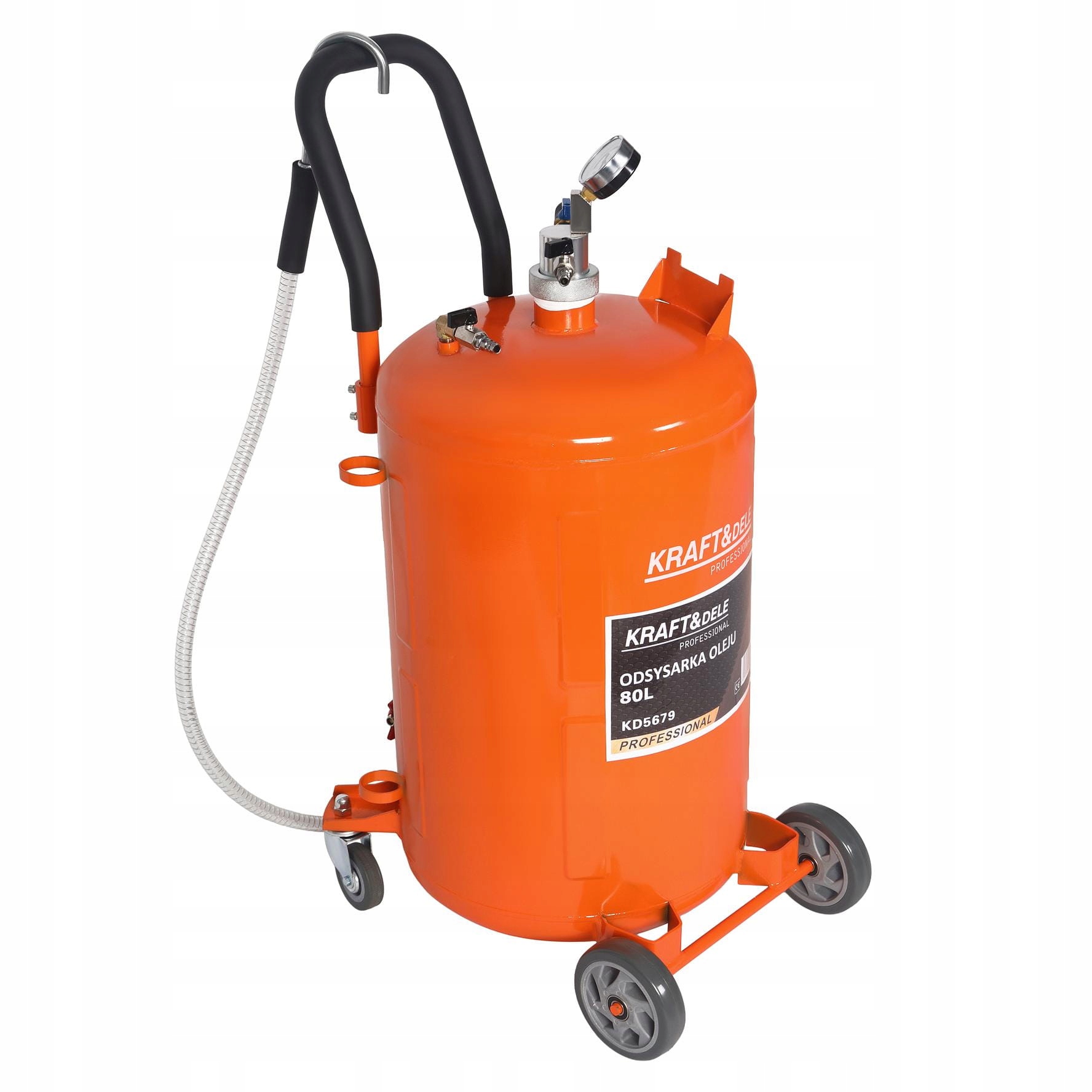 Odsysarka Wysysarka do Oleju Warsztatowa 80L 6,5 l/min Kraft&Dele