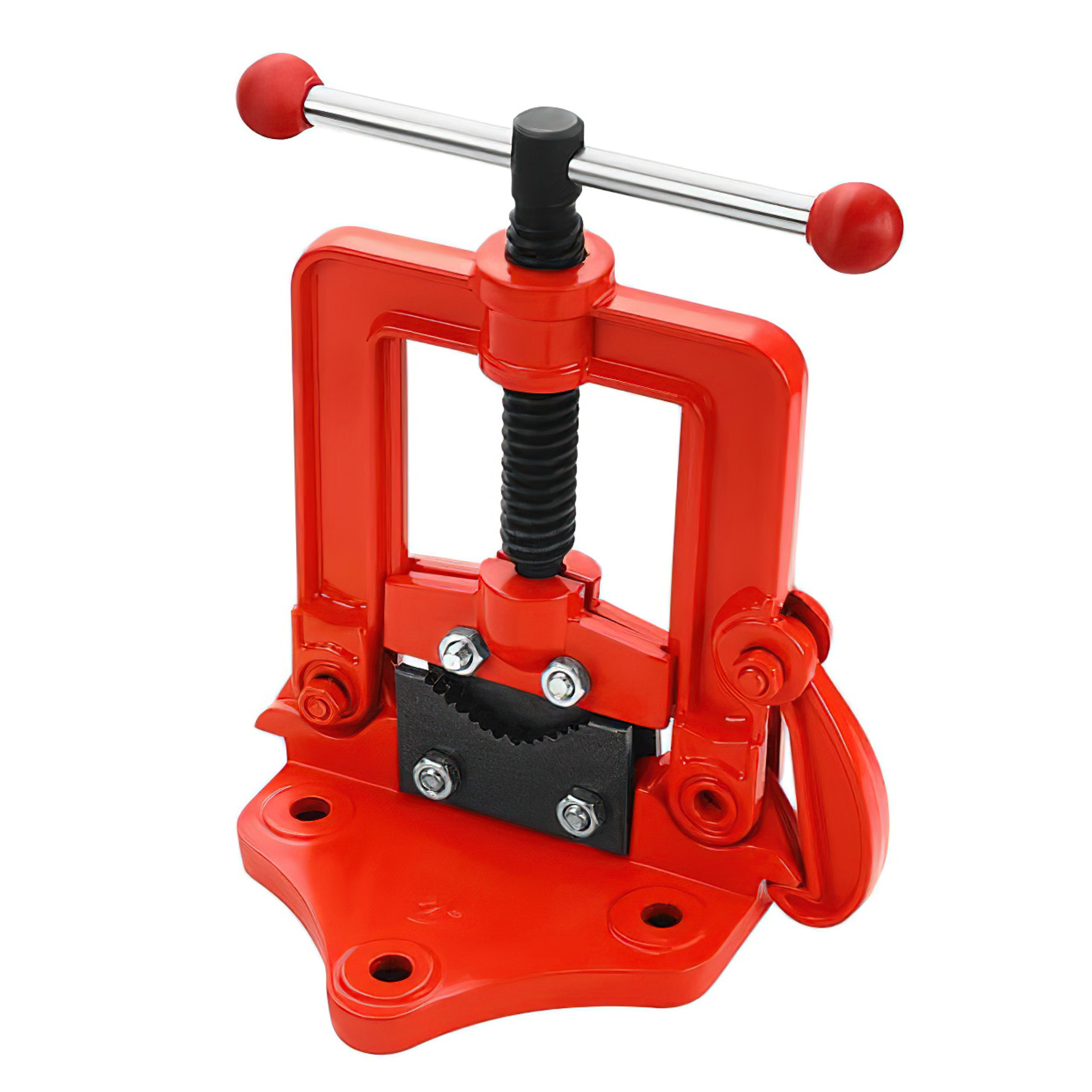 Żeliwne Stołowe Imadło Zaciskowe do Rur 60 mm Kraft&Dele