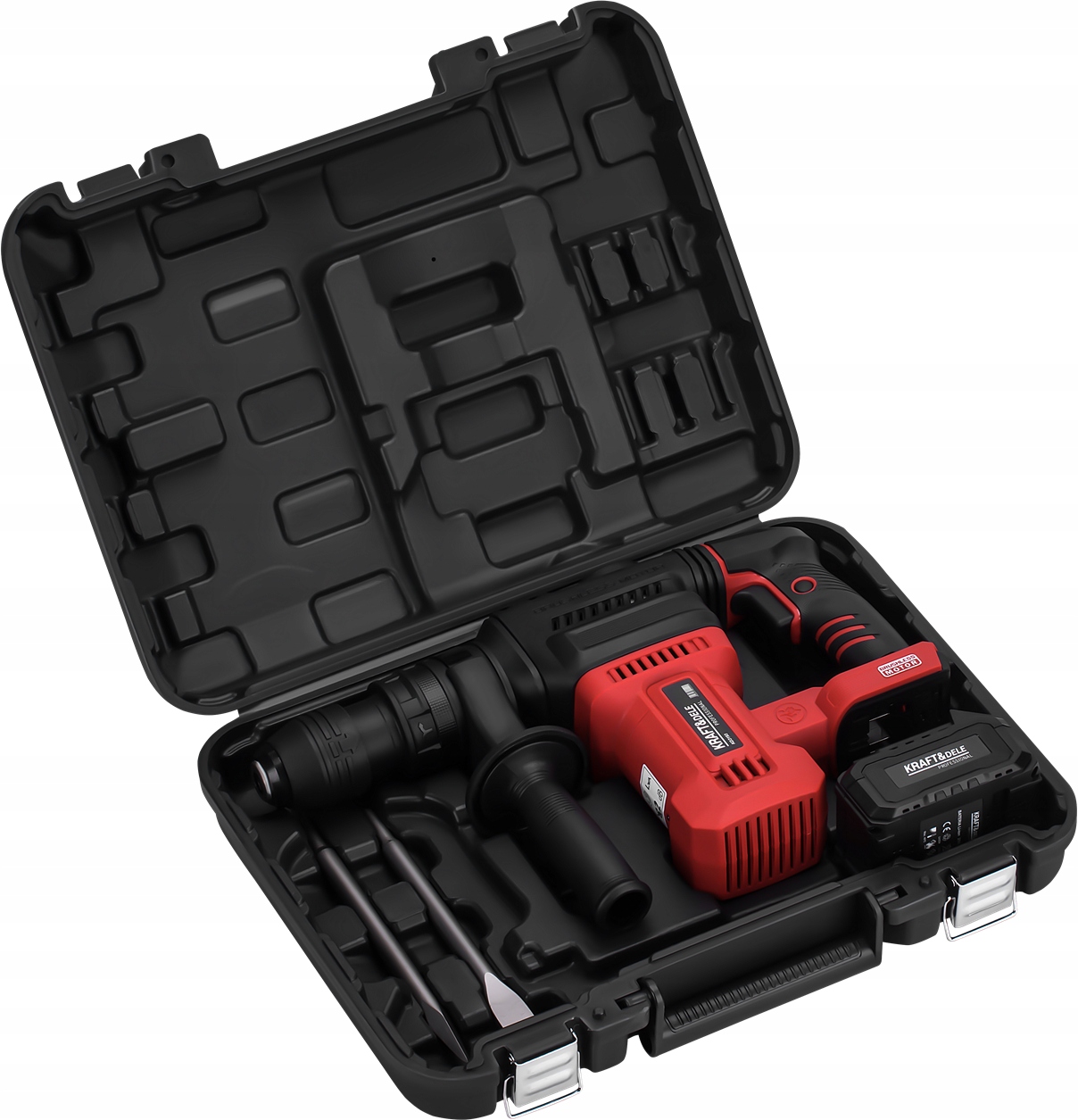 Młot Udarowy SDS Plus 7,5J Akumulatorowe 4Ah 21V Kraft&Dele