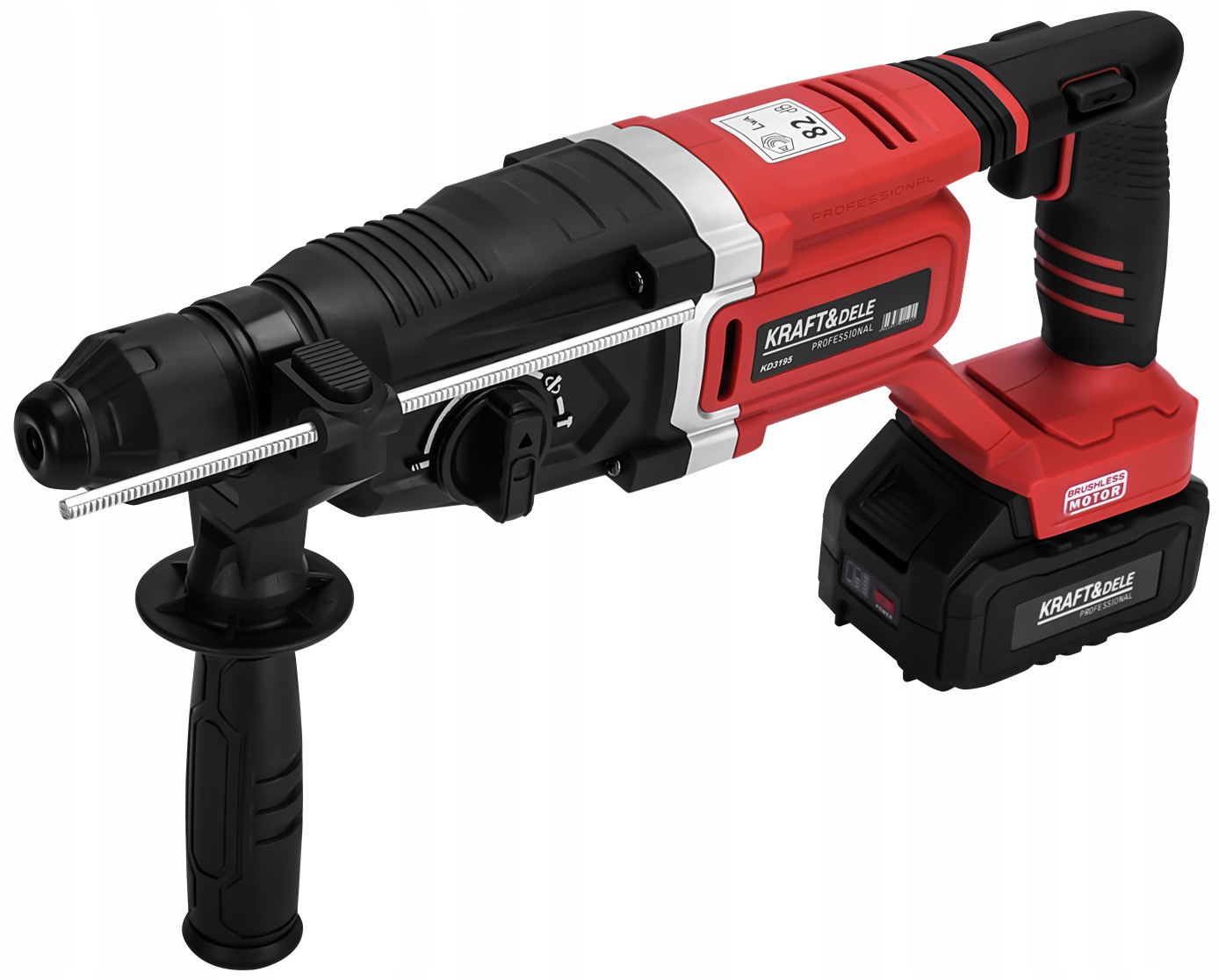 Młot Udarowy SDS Plus 1000W 4,5J Akumulatorowy 21V 2 x 4Ah 4,5J Kraft&Dele