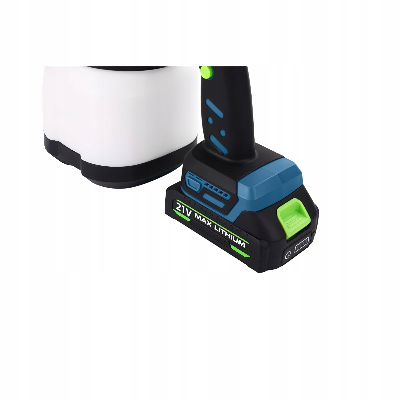 Bezprzewodowy Akumulatorowy Pistolet Natryskowy Lakierniczy 21V 1,2 L LED