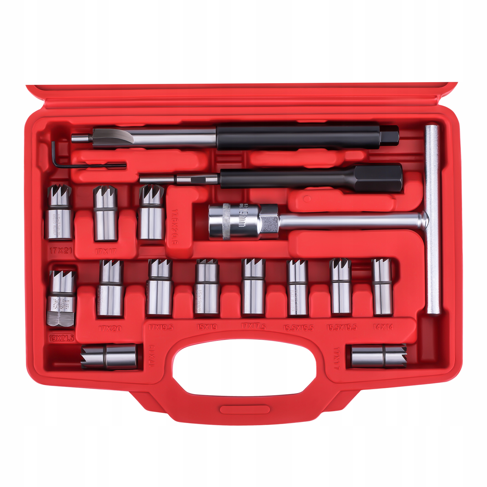 Frezy do Gniazd Wtryskiwaczy Czyszczenie Nagaru 17 Elementów Auta po 2000 r