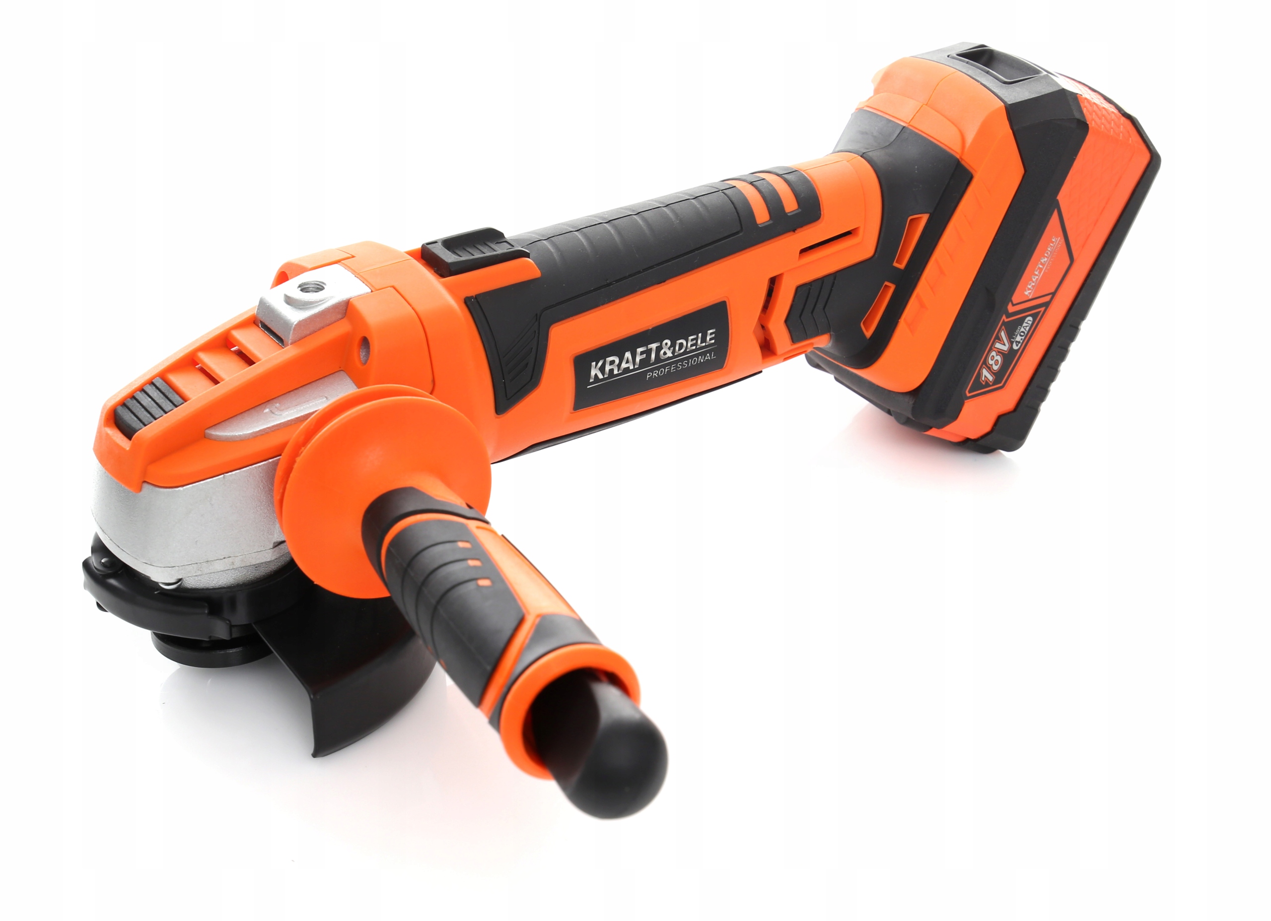 SZLIFIERKA KĄTOWA AKUMULATOROWA KĄTÓWKA 115MM 18V 7500RPM KRAFT&DELE KD1771