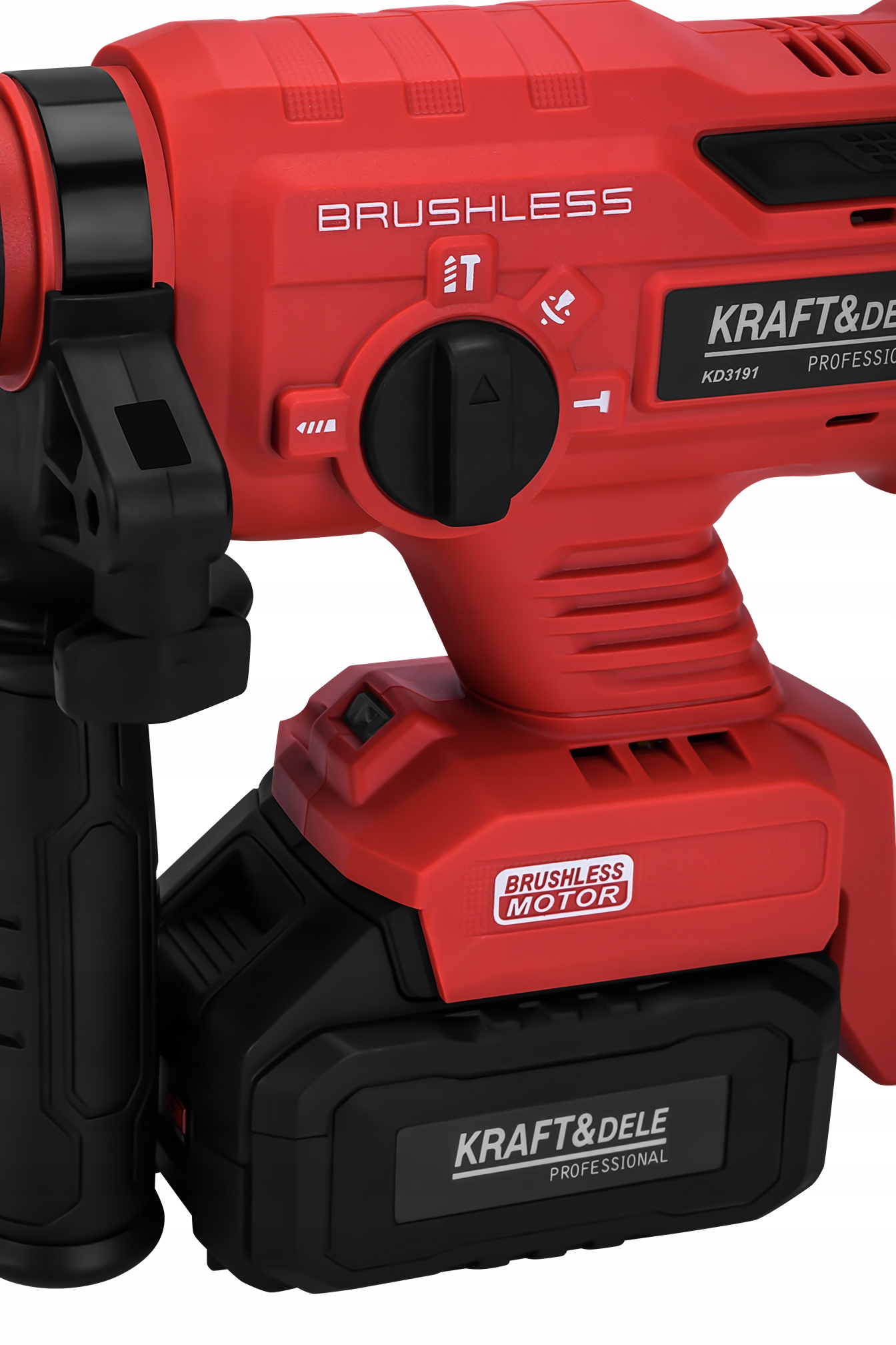 Młot Udarowy SDS Plus 3J Akumulatorowy 21V 2 x 4Ah Kraft&Dele