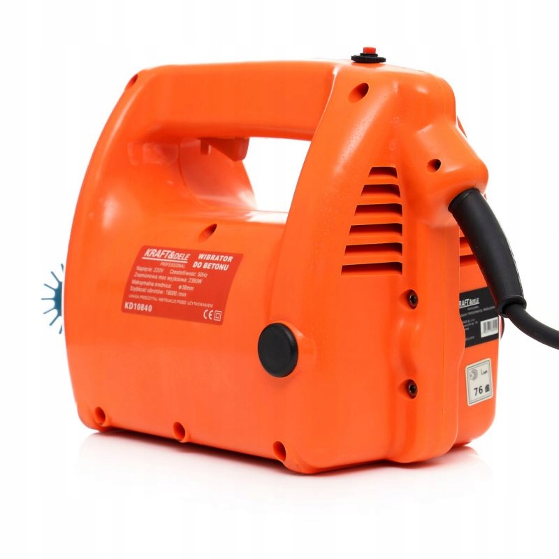 Wibrator do betonu + buława Kraft&Dele 2350 W 18000 obr./min Kraft&Dele