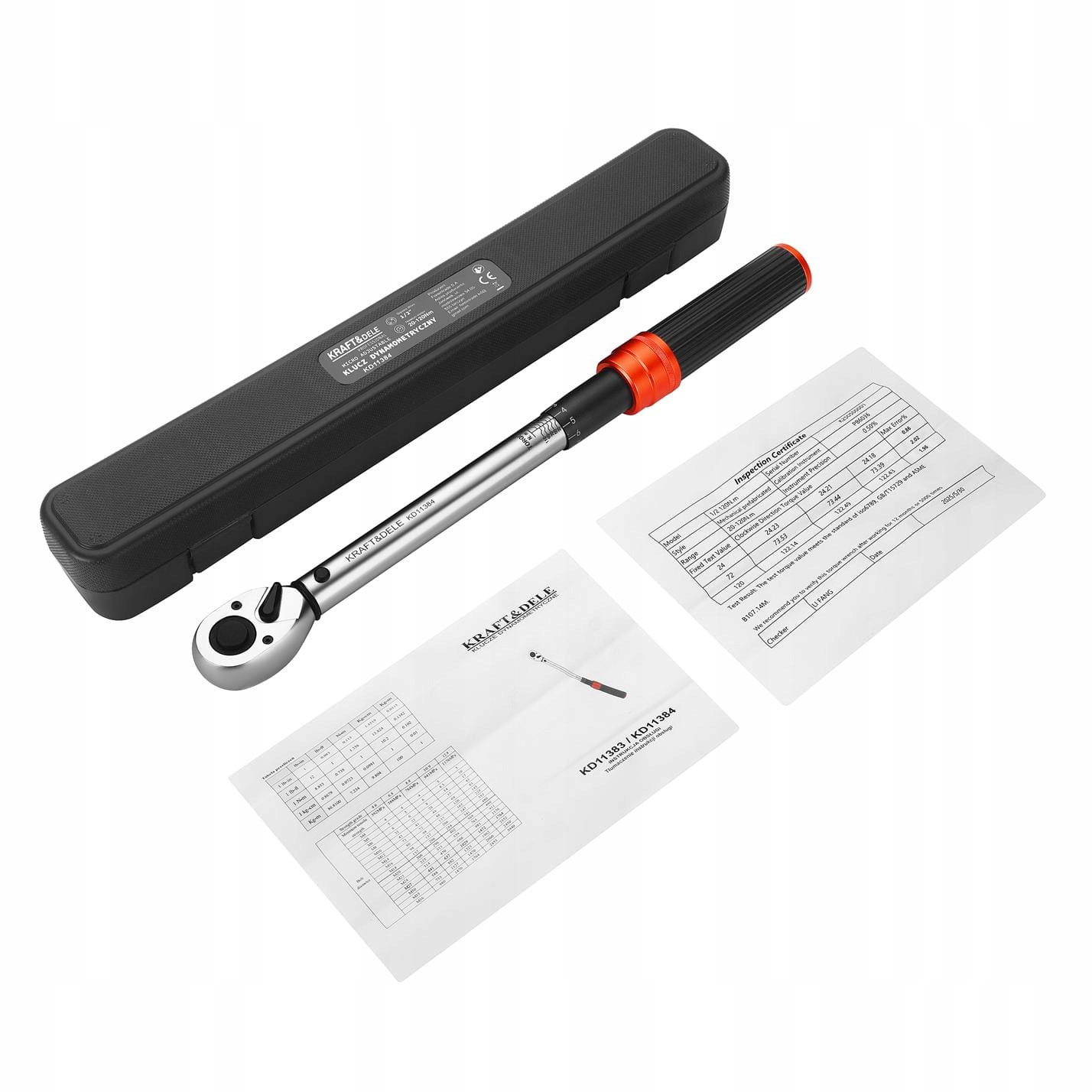 Klucz Dynamometryczny 1/2"" Cala 20-120Nm Kraft&Dele