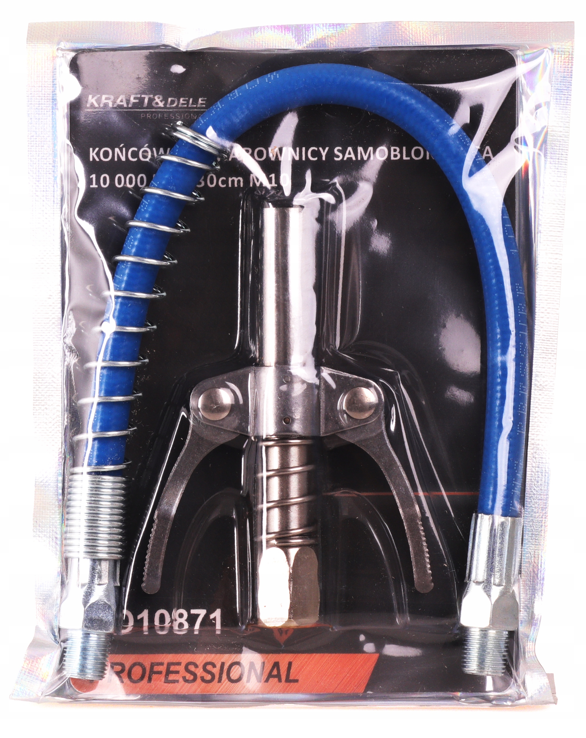 Końcówka smarownicy m10 do kalamitek samoblokująca wężyk 30 cm KD10871