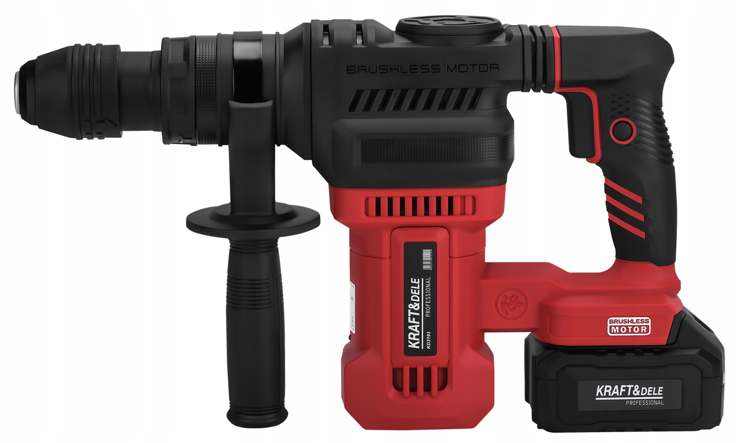 Młot Udarowy SDS Plus 7,5J Akumulatorowe 4Ah 21V Kraft&Dele