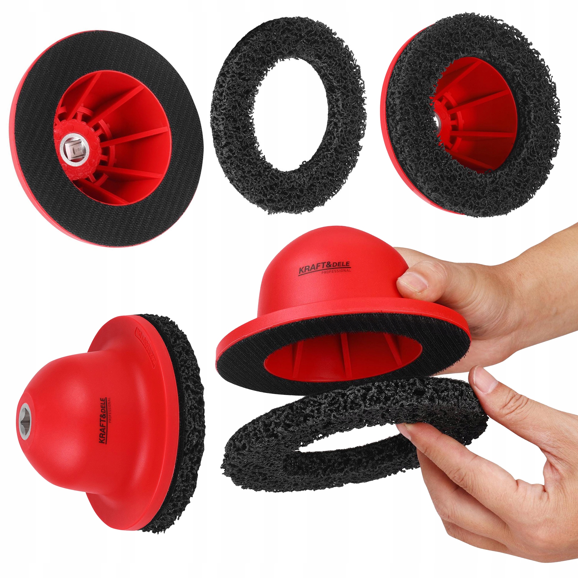 Ściernica do Czyszczenia Piast Felg Tarcz 1/2"" 150 mm Kraft&Dele