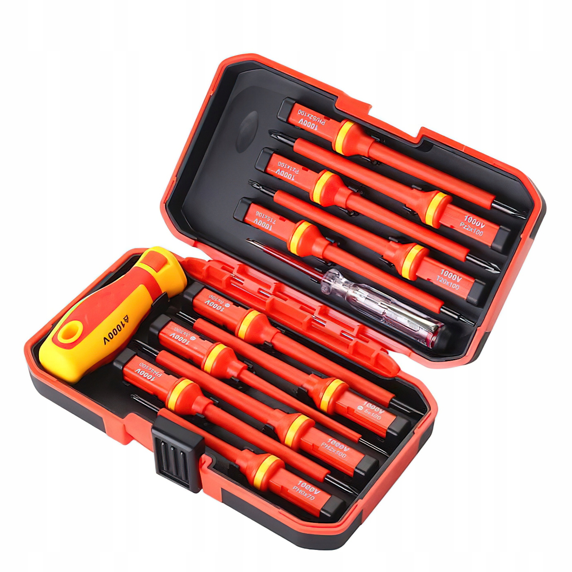 Zestaw Śrubokrętów Izolowanych Elektrycznych 14 Elementów Kraft&Dele