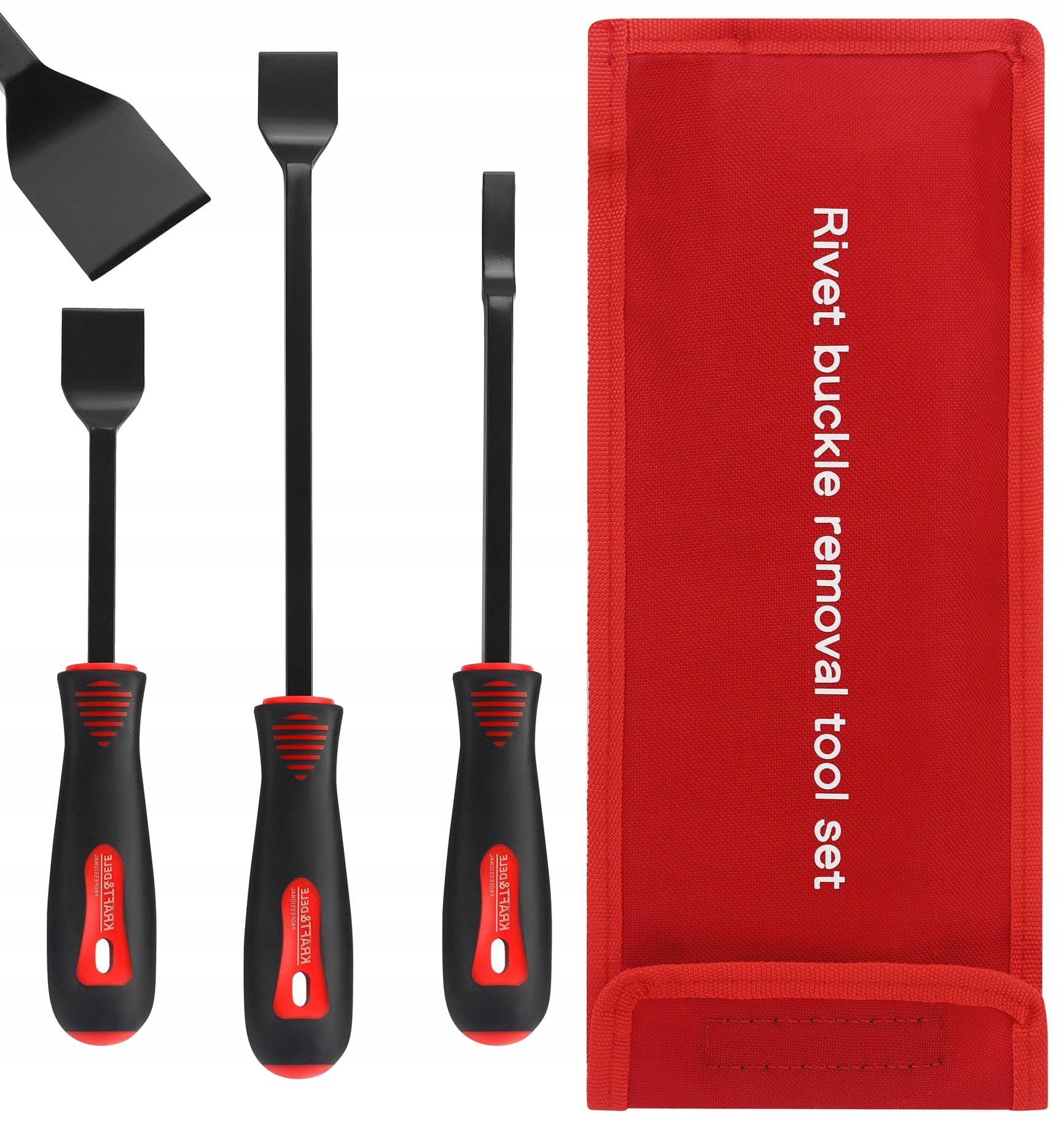 Zestaw Skrobaków 3 Sztuki do Usuwania Uszczelek Kraft&Dele