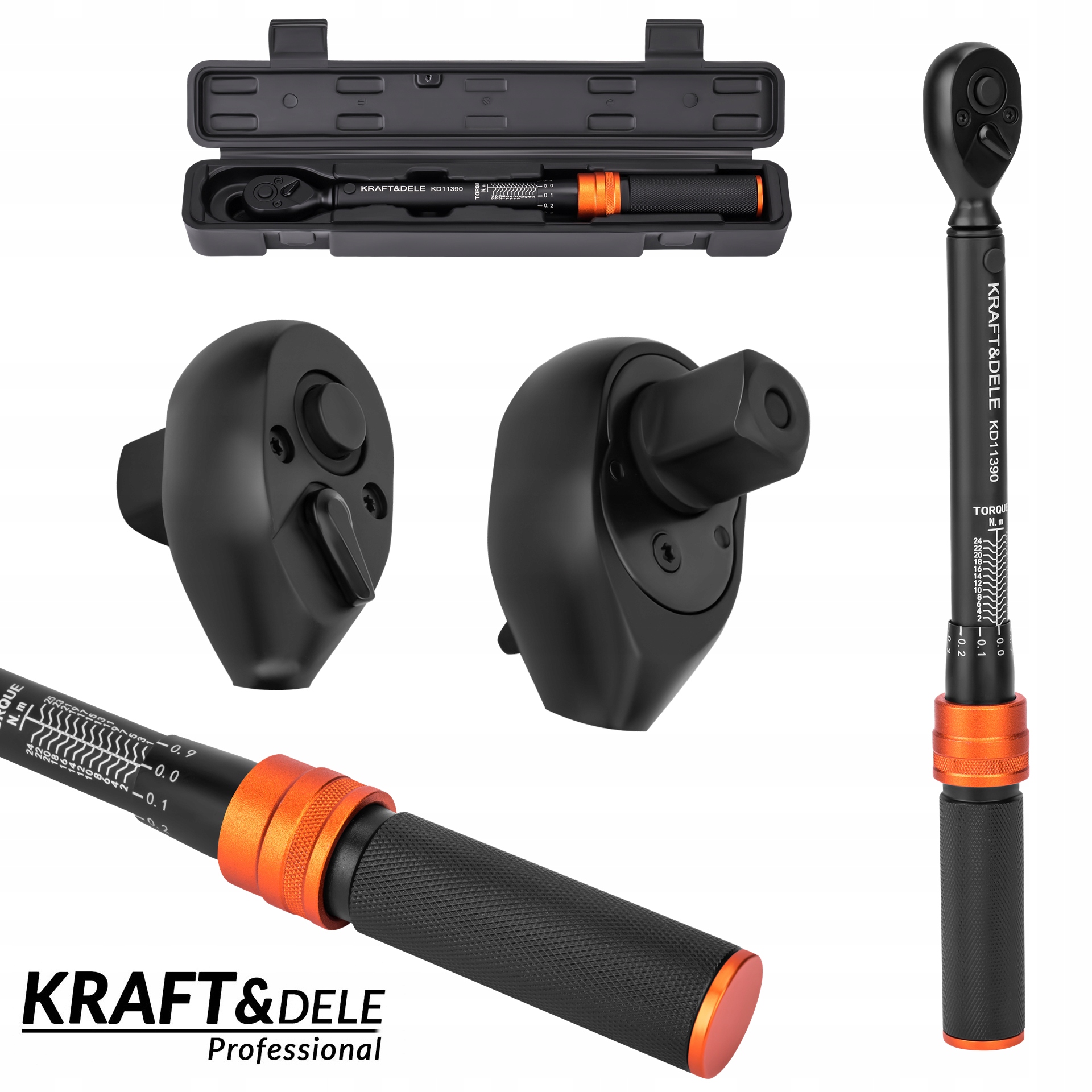 Klucz Dynamometryczny Stal CR-V 1/4"" cala 1-25 Nm Kraft&Dele