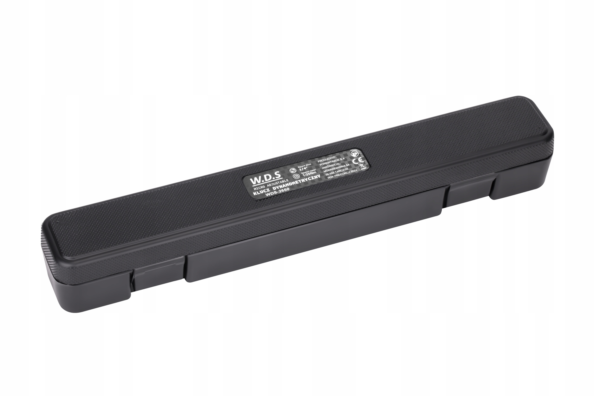 Klucz Dynamometryczny Stal CR-V 1/4"" cala 1-25 Nm W.D.S.