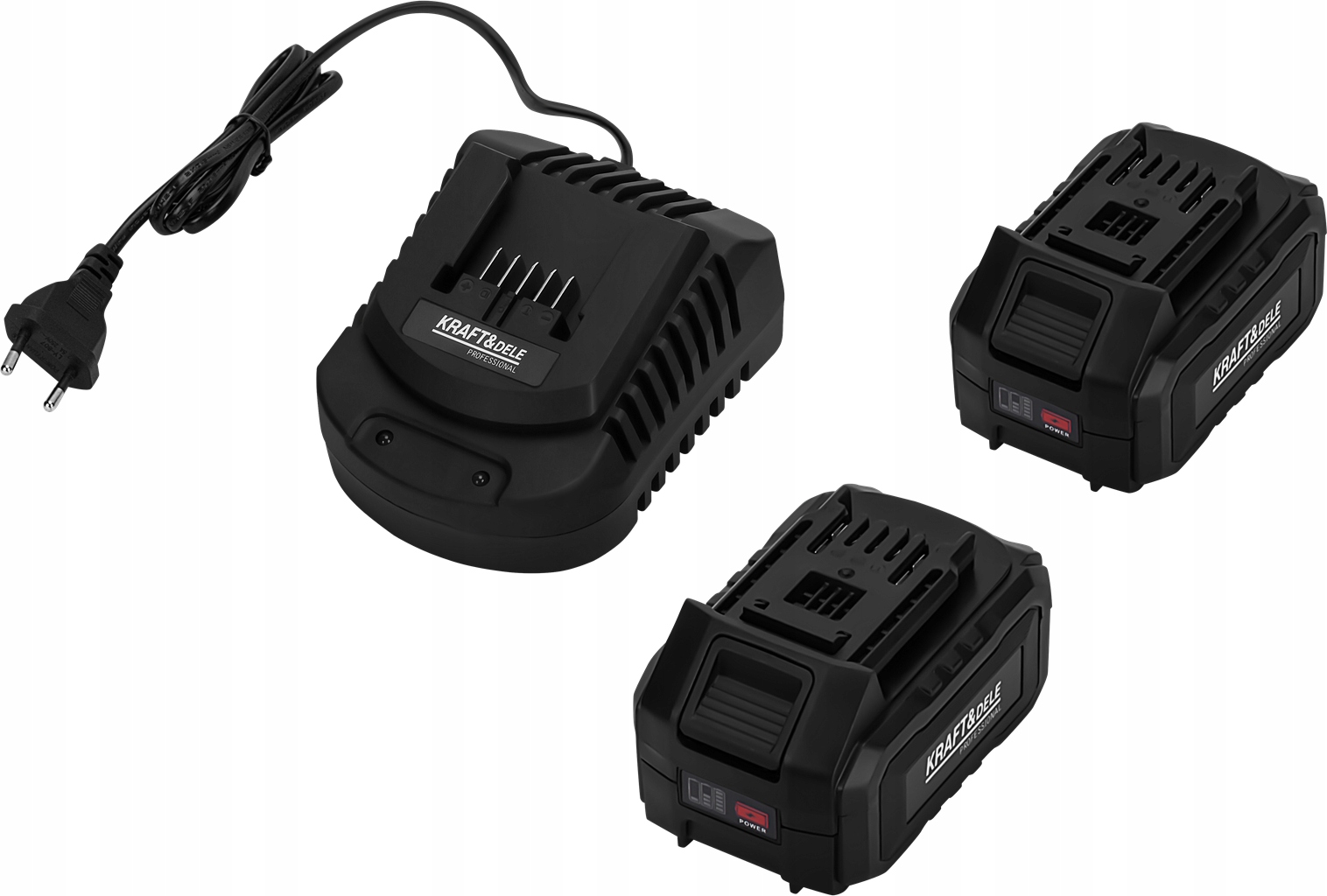 Młot Udarowy SDS Plus 1000W 4,5J Akumulatorowy 21V 2 x 4Ah 4,5J Kraft&Dele